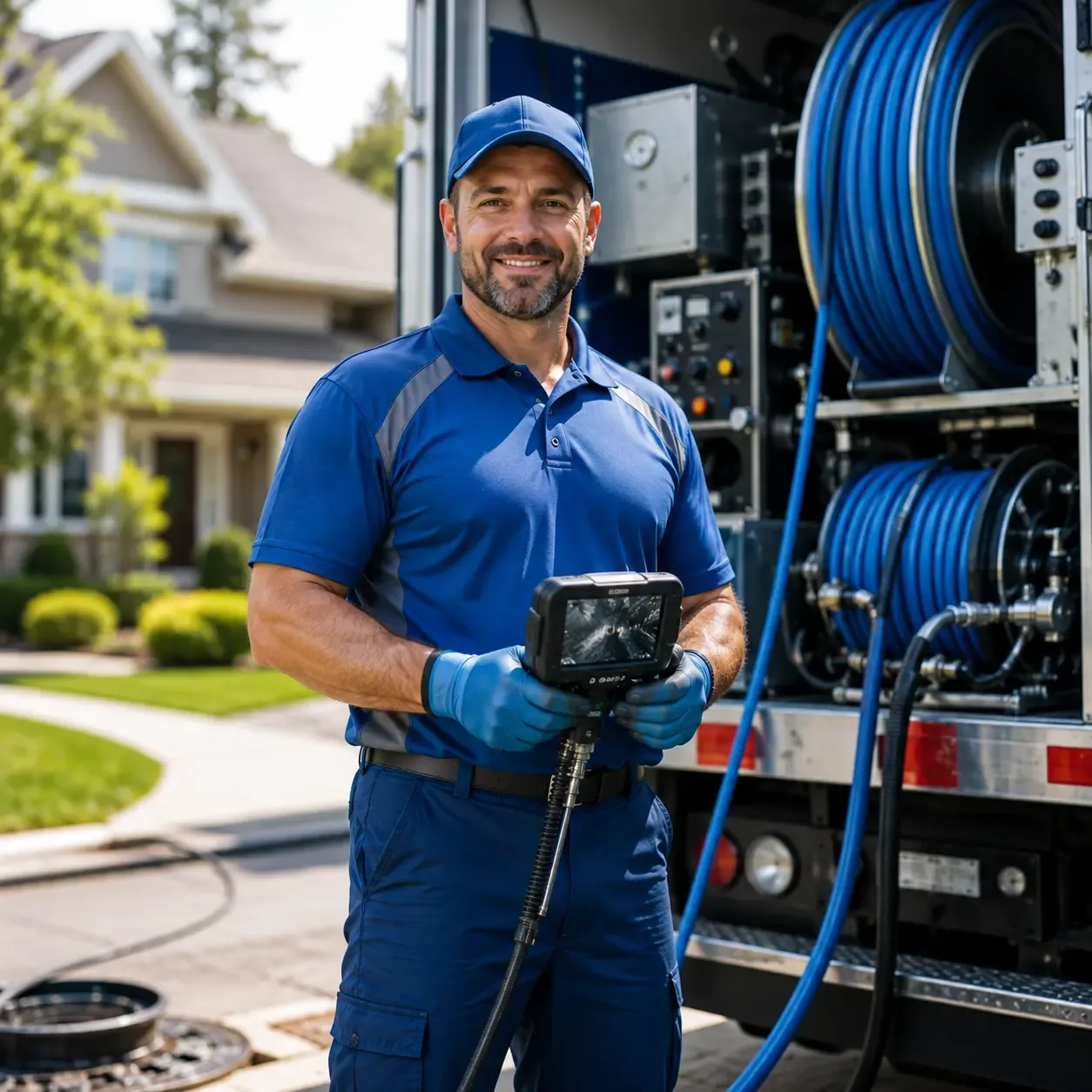 Local outdoor drain cleaning specialists in West Newton, IN